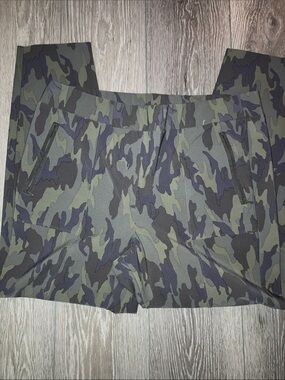 Lane Bryant Olive Green and Black Camo Skinny Pants